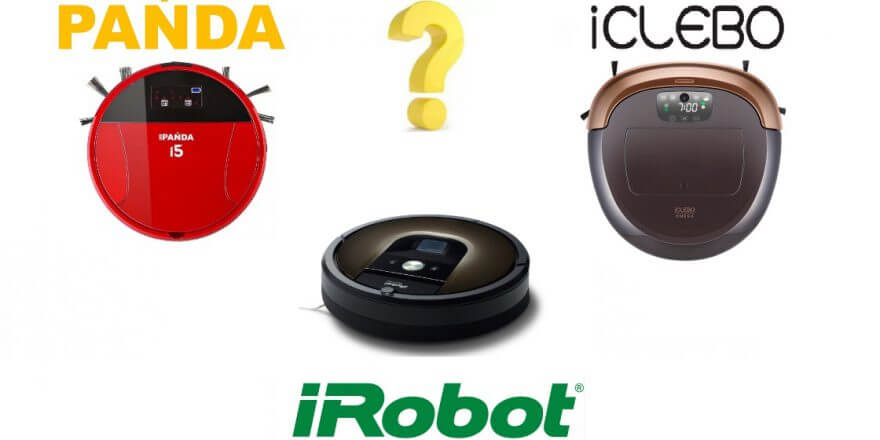 Panda i5, iClebo Omega или iRobot Roomba 980