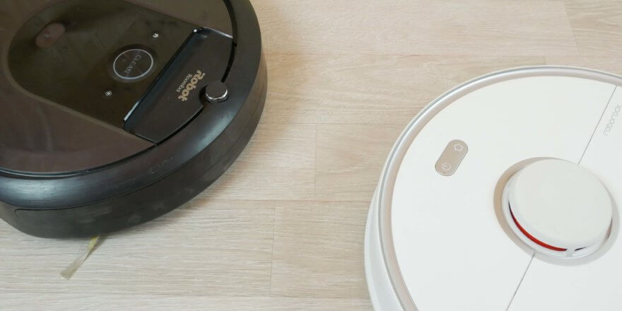 Roborock S5 Max и iRobot Roomba i7+