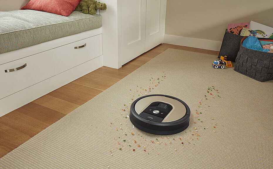 iRobot Roomba 976, чистка ковра