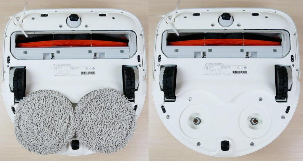 Xiaomi Mijia Self-Cleaning Robot Vacuum-Mop Pro: вид снизу