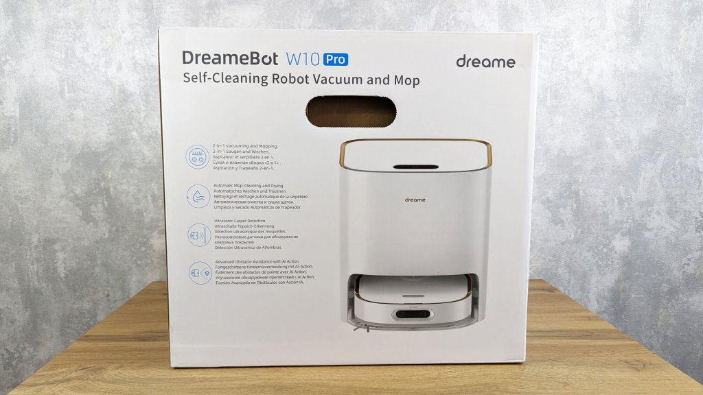 Dreame Bot W10 Pro Коробка