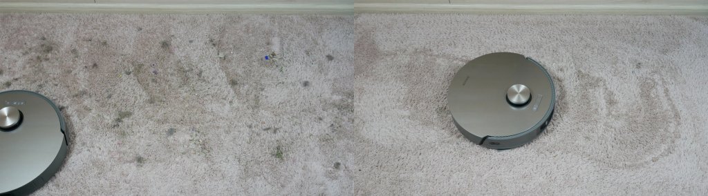 Dreame Bot X10 Pro: Уборка на ковре