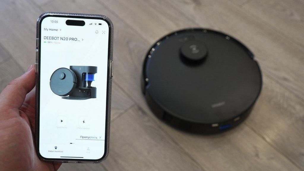 ECOVACS DEEBOT N20 Pro Plus: Управление через приложение