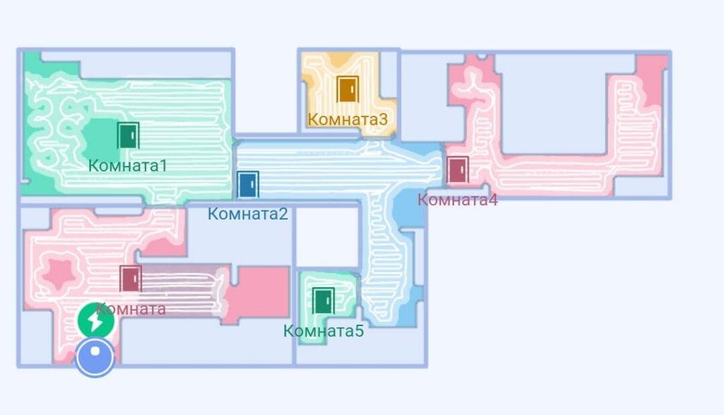 ECOVACS DEEBOT T30S COMBO: Навигация в пределах дома