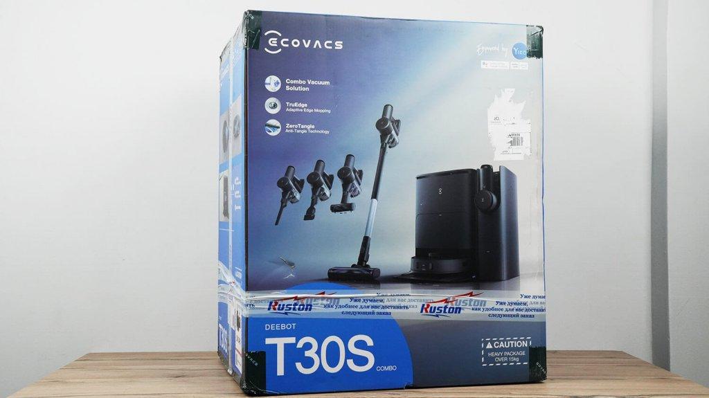 ECOVACS DEEBOT T30S COMBO: Коробка