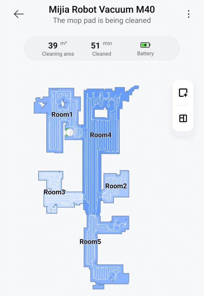Xiaomi Mijia M40: Навигация в пределах дома