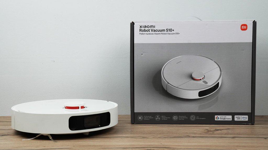 Xiaomi Robot Vacuum S10+: Робот и коробка