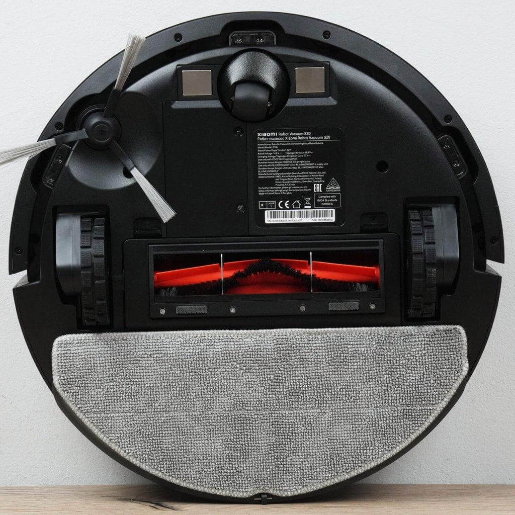 Xiaomi Robot Vacuum S20: вид снизу