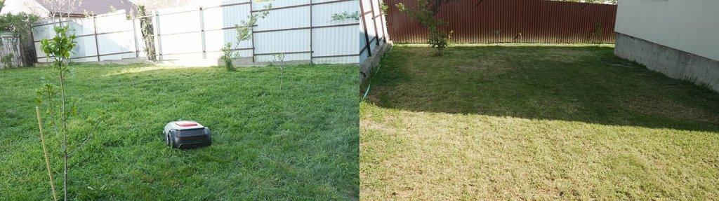 Dreame Roboticmower A1: Газон до и после
