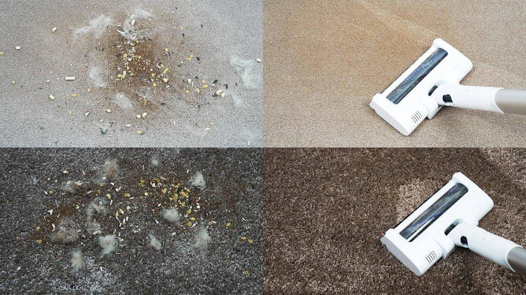 EVOLUTION Smart Clean VCF2613UV Wet and Dry: Чистка ковров