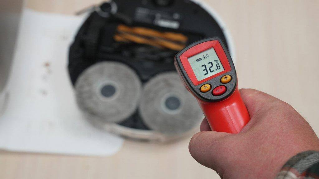 Dreame L40s Pro Ultra: Температура салфеток после стирки
