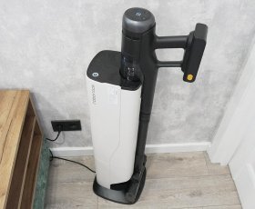 Roborock H60 Hub Ultra: станция для самоочистки и хранения насадок, 210 аВт, подсветка!