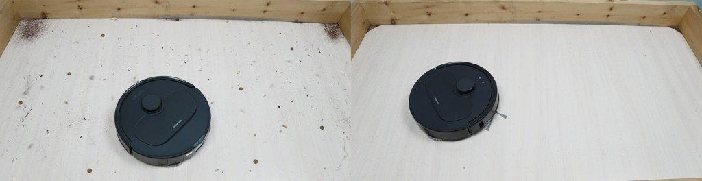 Roborock Qrevo L: Сухая уборка на ламинате