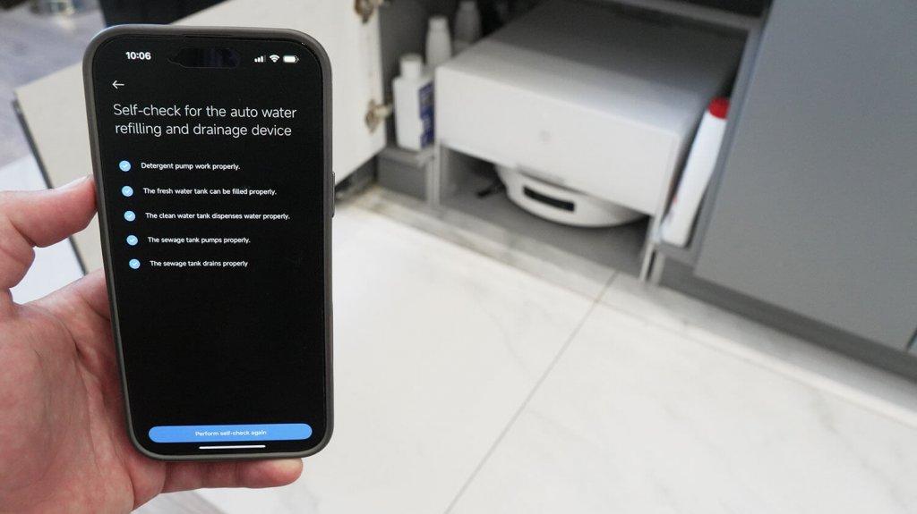 Xiaomi Mijia M40s (OV21CNRD): Самотестирование станции