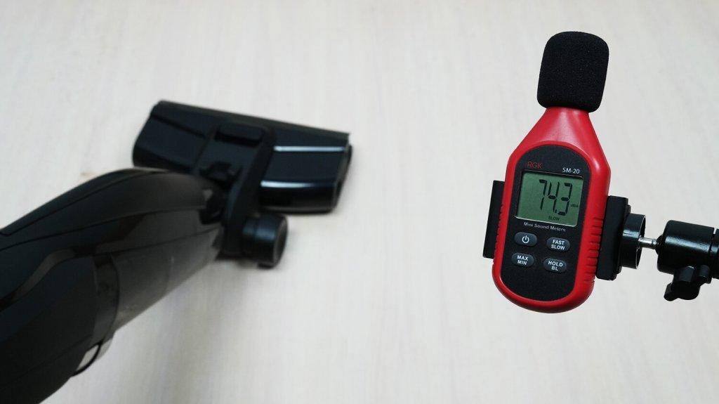Deerma VX100 Ultra: Уровень шума
