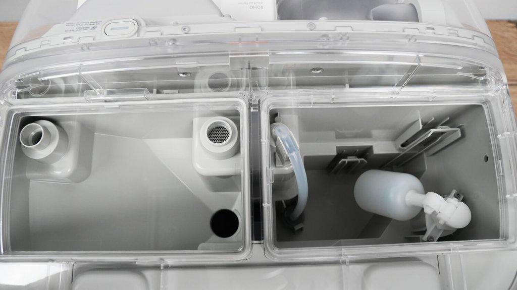 DJI ROMO P: Отсеки для воды в станции