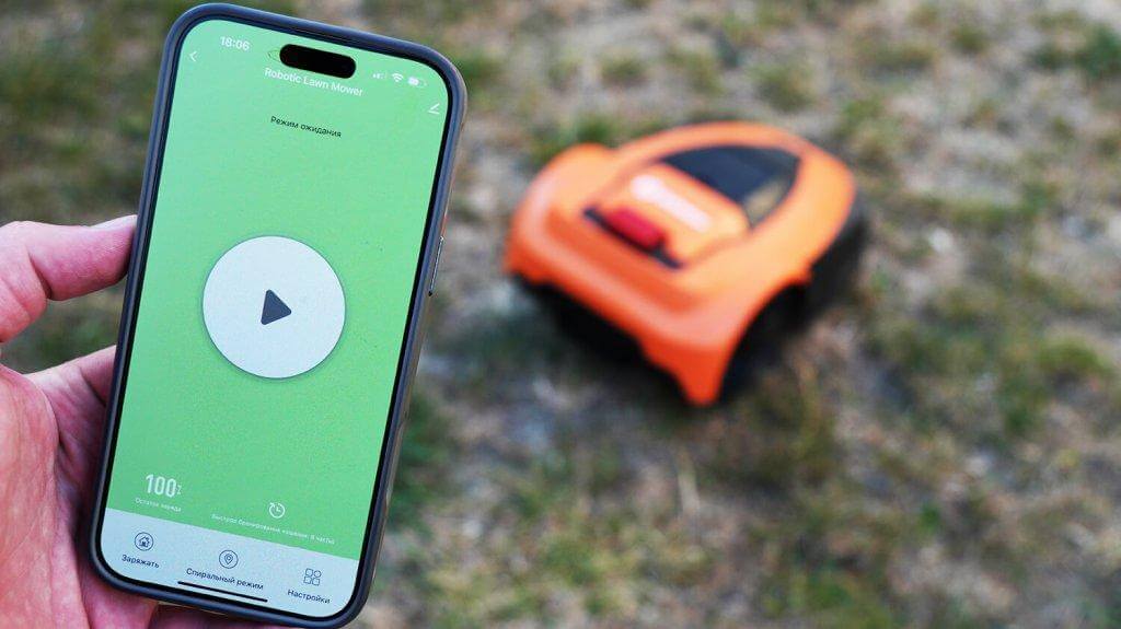 Robokos RM600i: Управление через приложение