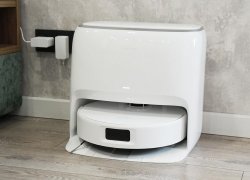 Trouver E30 Aqua: бюджетный моющий робот-пылесос с защитой от наматывания волос!