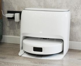 Trouver E30 Aqua: бюджетный моющий робот-пылесос с защитой от наматывания волос!