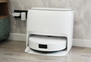 Trouver E30 Aqua: бюджетный моющий робот-пылесос с защитой от наматывания волос!