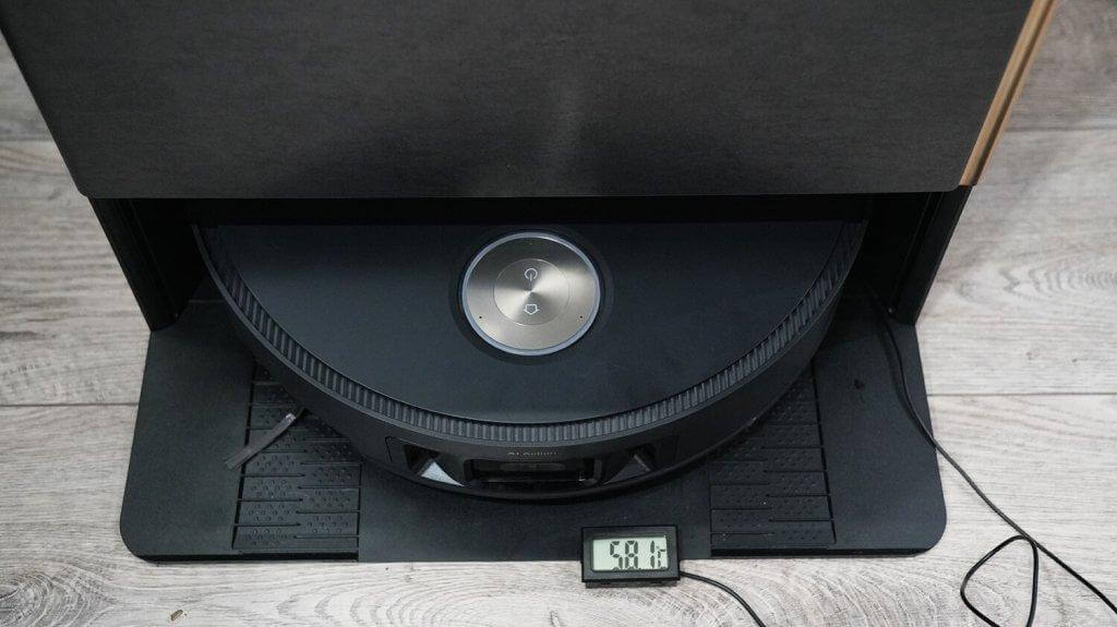 Dreame Matrix10 Ultra: Температура сушки салфеток