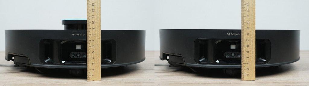 Dreame Matrix10 Ultra: Высота корпуса