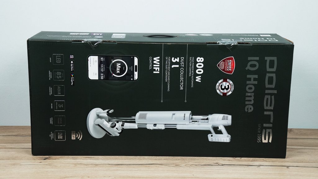 Polaris PVCSDC 3000 Wi-Fi IQ Home: Коробка Polaris PVCSDC 3000 Wi-Fi IQ Home: Коробка