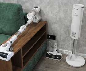 Polaris PVCSDC 3000 Wi-Fi IQ Home: самоочистка, 280 аВт, полный комплект насадок, включая моющую!