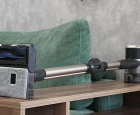 Trouver J40: недорогой вертикальный пылесос для сухой и влажной уборки