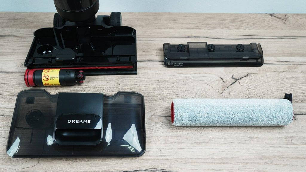 Dreame H12 Dual FlexReach: Чистящий модуль в разобранном виде