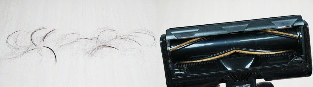 Dreame H12 Dual FlexReach: Защита от наматывания волос в насадке для сухой уборки