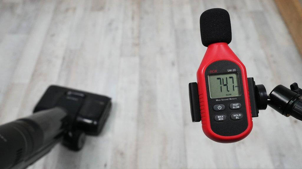 Dreame H12 Dual FlexReach: Уровень шума