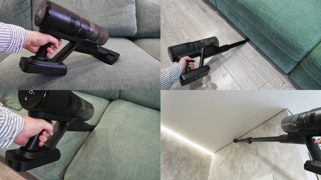 Dreame H12 Dual FlexReach: Применение дополнительных насадок