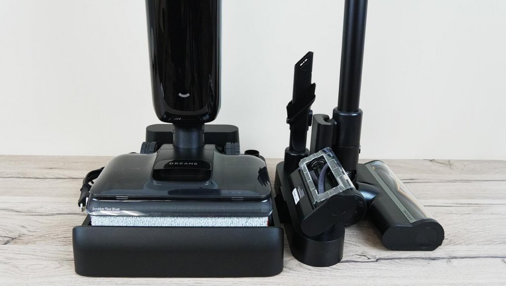 Dreame G12 Dual: Хранение аксессуаров на базе Dreame G12 Dual: Хранение аксессуаров на базе