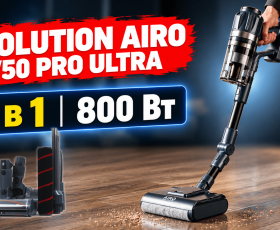 EVOLUTION AIRO V50 PRO ULTRA: мощный вертикальный пылесос с большим количеством насадок!