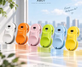 Новая коллекция Xbot A11: робот-мойщик окон в шести цветах