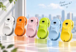 Новая коллекция Xbot A11: робот-мойщик окон в шести цветах