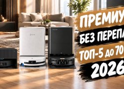 Лучшие роботы-пылесосы до 70000 рублей в 2026 году: ТОП-5 моделей!