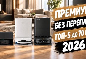 Лучшие роботы-пылесосы до 70000 рублей в 2026 году: ТОП-5 моделей!